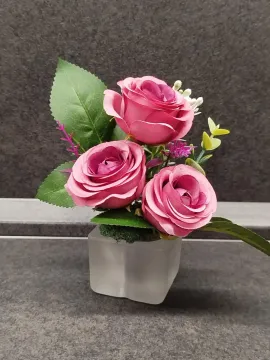 Kézzel készült művirág lakásdekoráció mohával